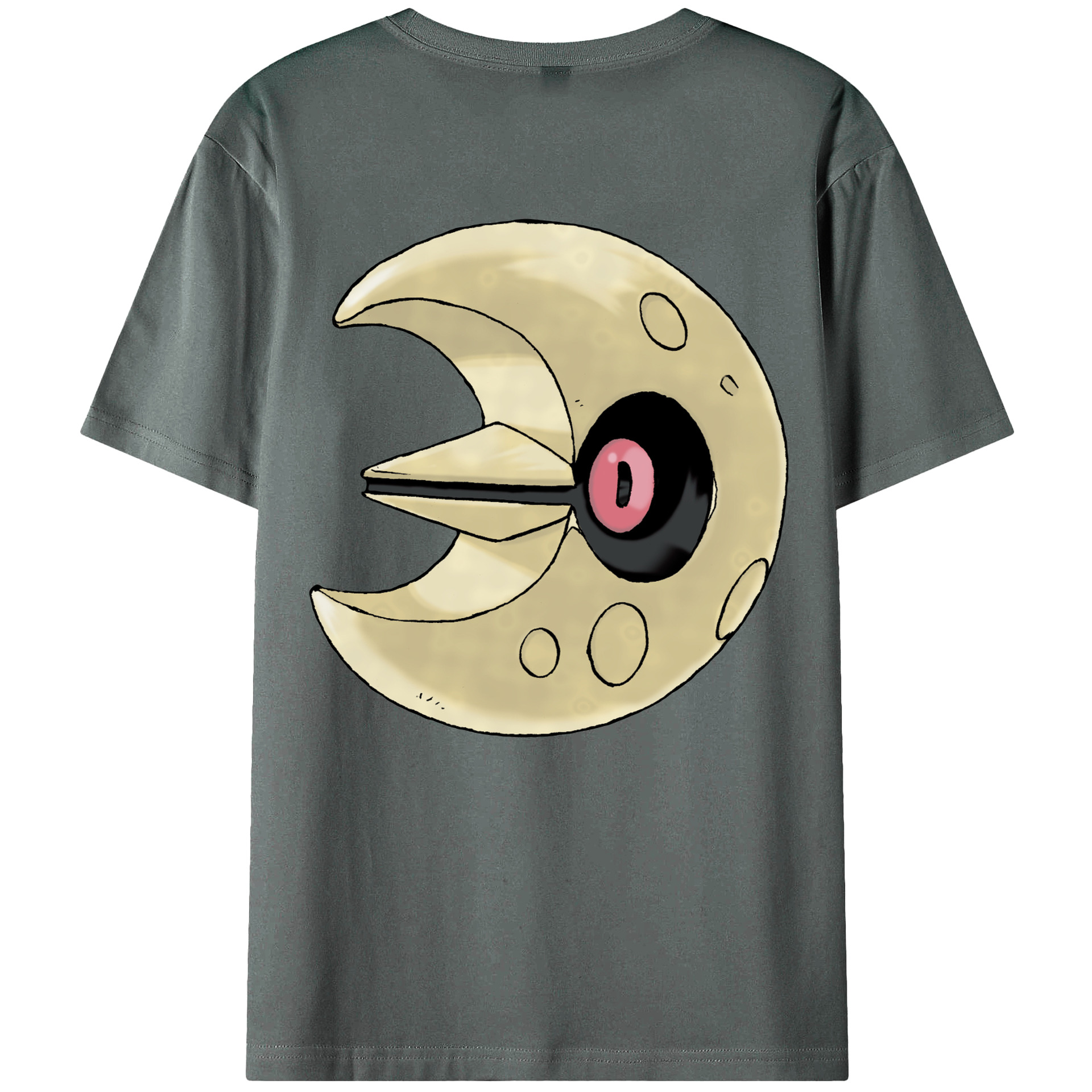 （画像用） ポケットモンスター Pokémon 綿100％ メンズ半袖Tシャツ（バックプリント） 通気性